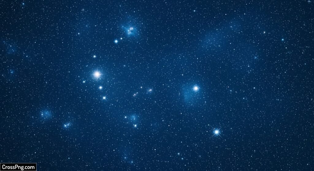 Blue star background image 2
