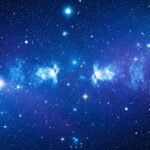 Blue star background image 4
