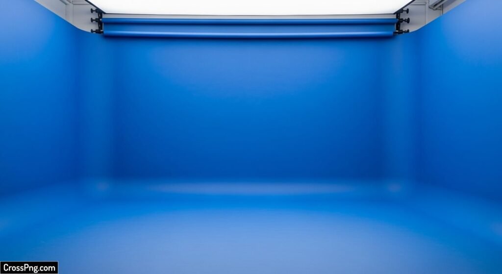 Blue studio background image