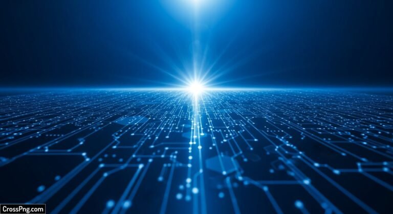 Blue tech background image 3