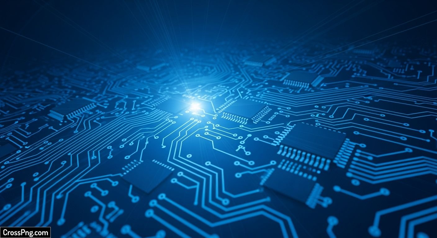 Blue technology background image 3