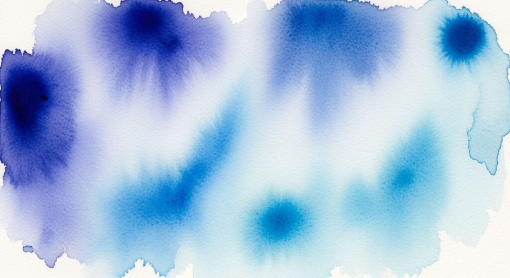 Blue watercolor background image 3