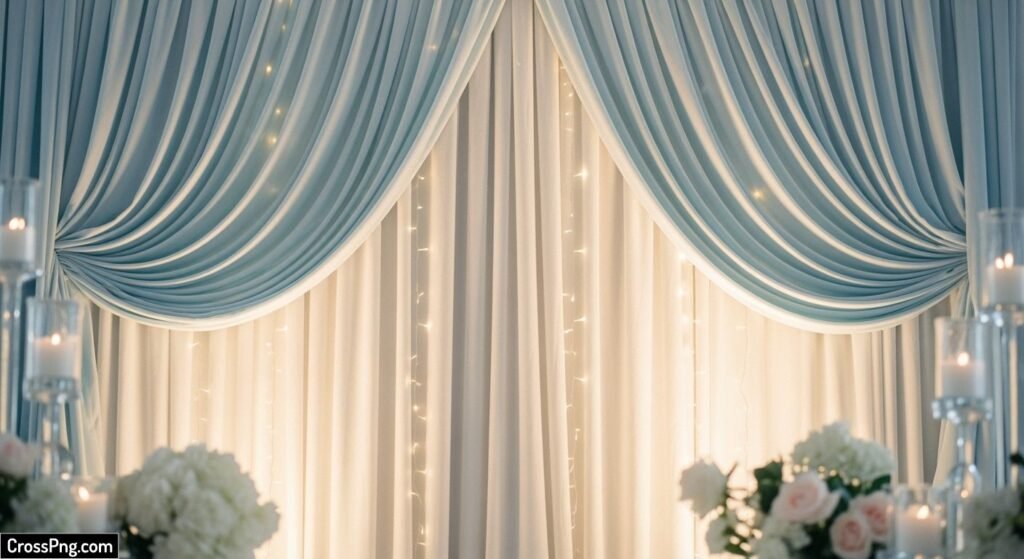 Blue wedding background image 2