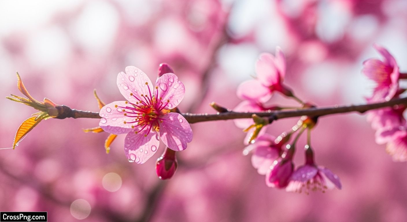 Blur flower background image