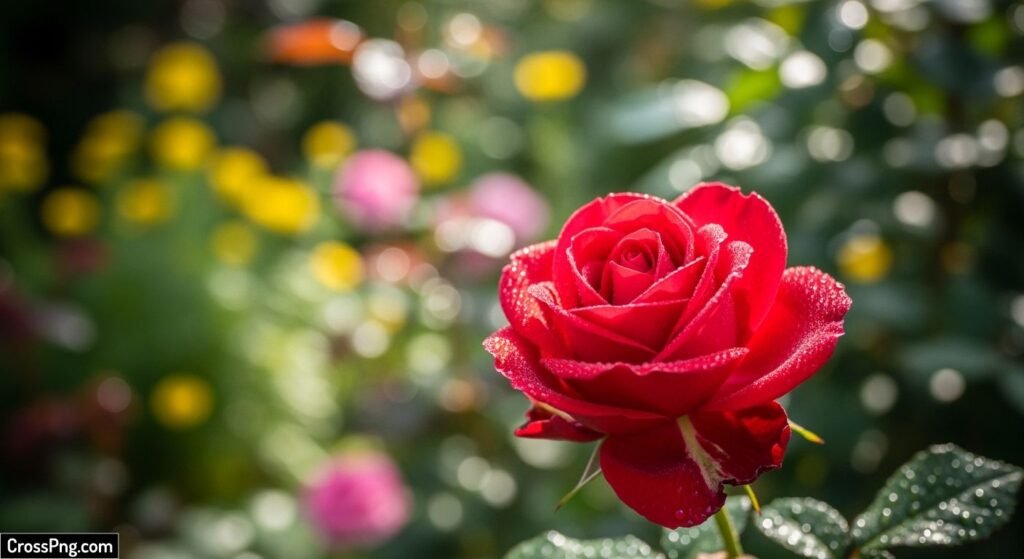 Blur garden background hd image