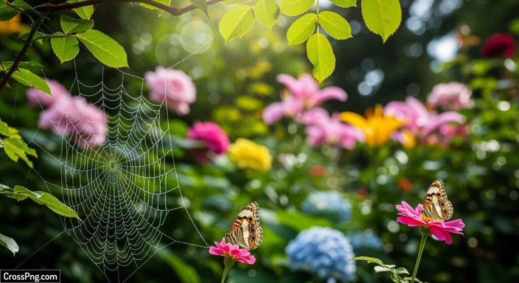 Blur garden background hd image 3