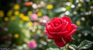Blur garden background hd image