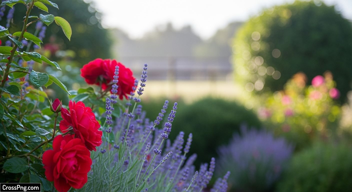 Blur garden background image 3