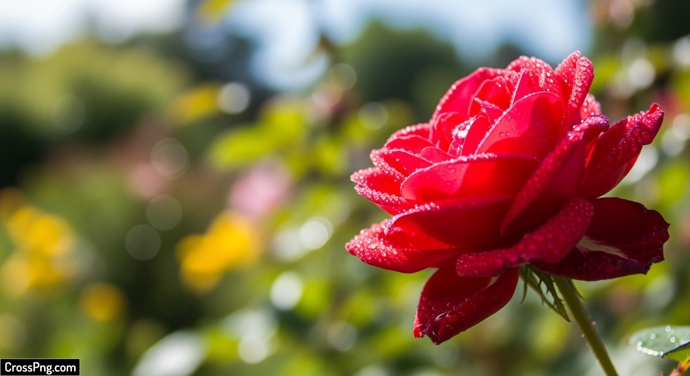 Blur garden background image