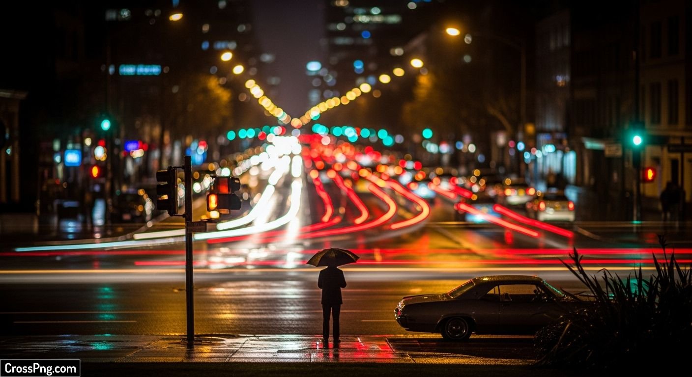 Blur night background image