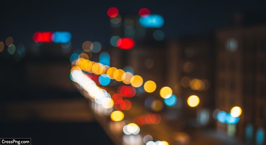 Blur night background image 2