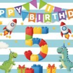 Boy birthday background image 3