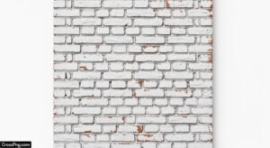 Brick white background image 2
