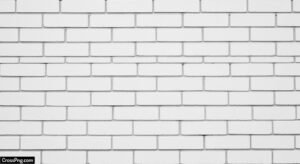 Brick white background image