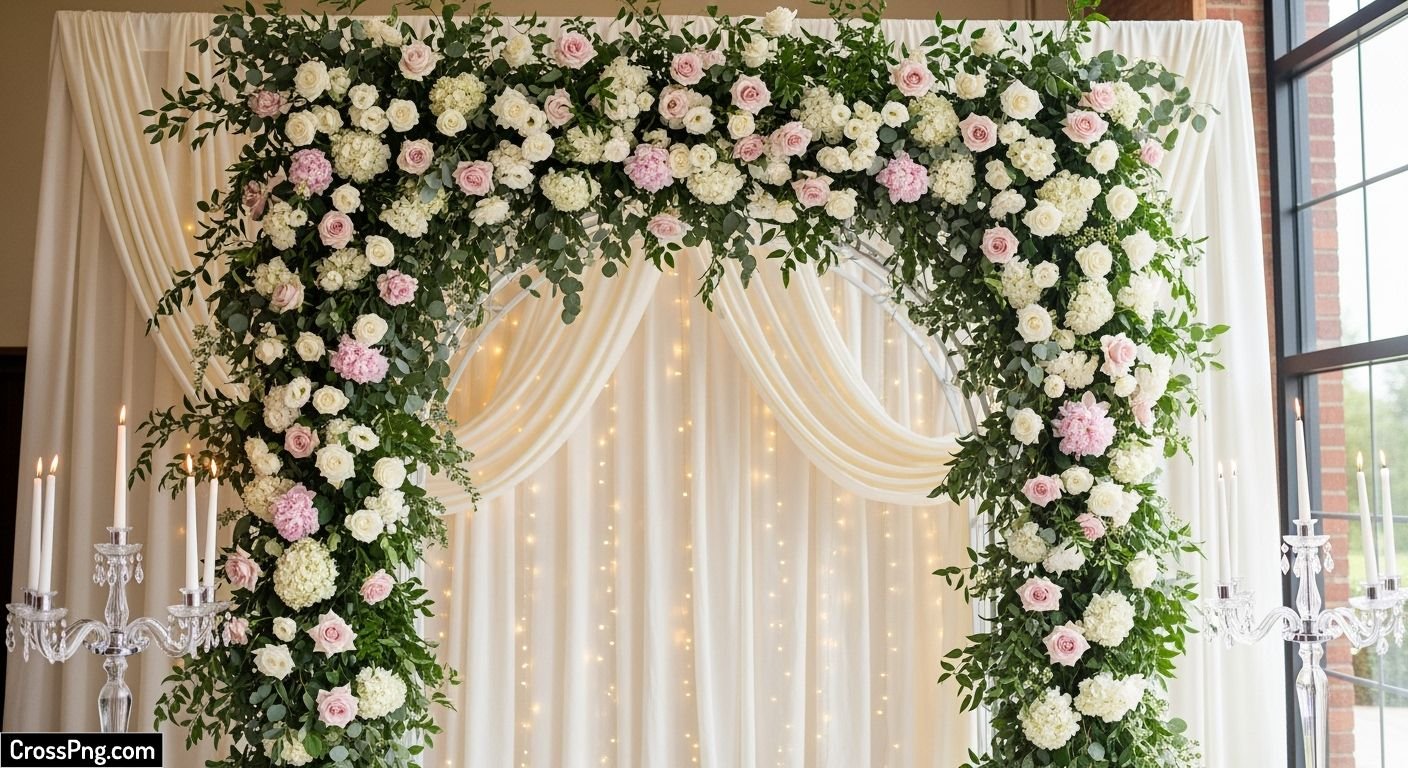 Bride background decoration image 2