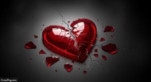 Broken heart background image