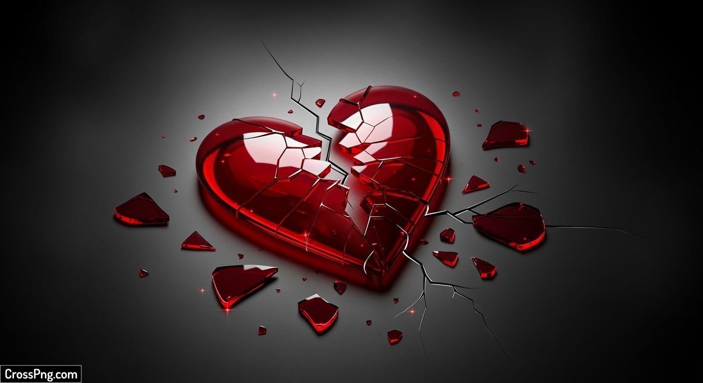 Broken heart background image