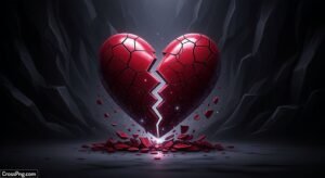 Broken heart background image 2