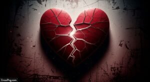 Broken heart background image