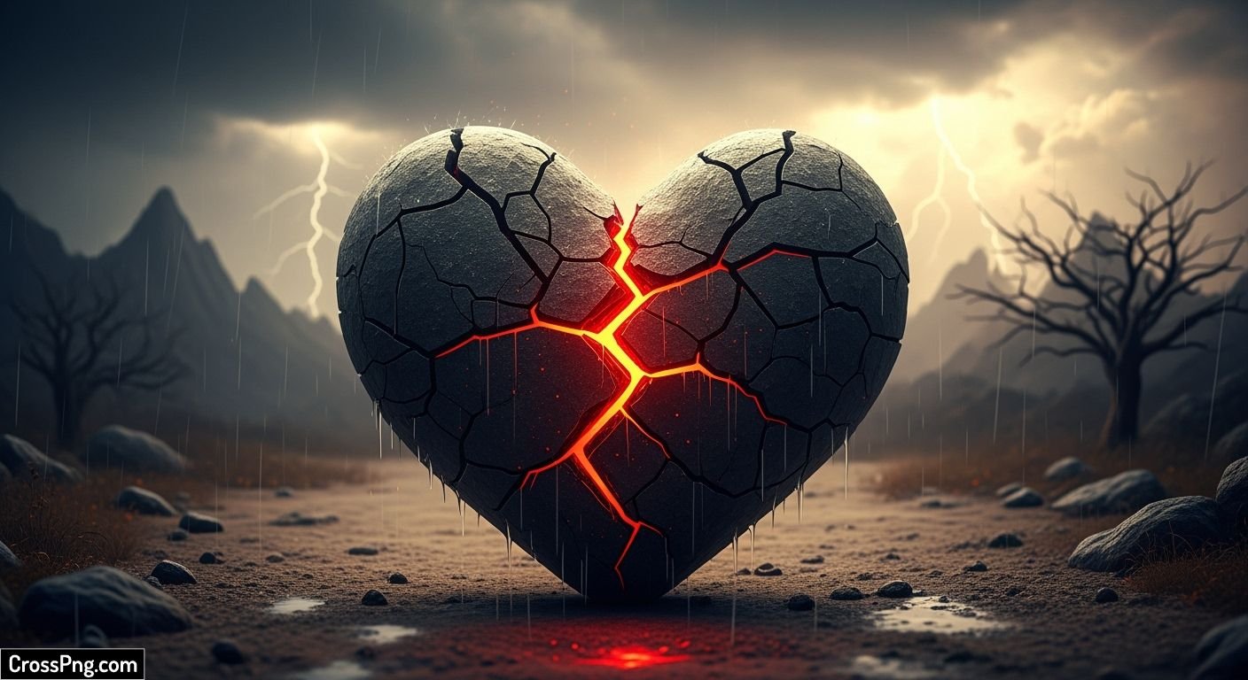 Broken heart background image 4