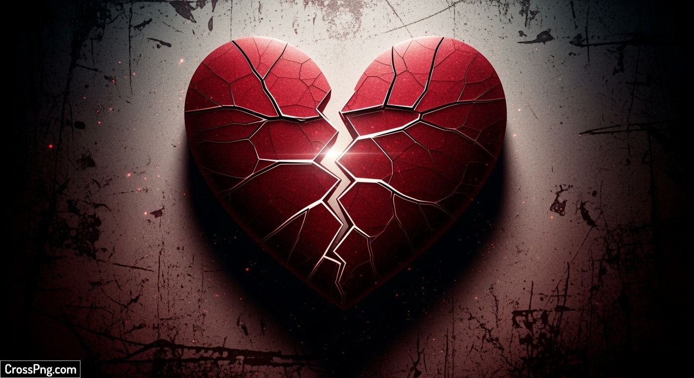 Broken heart background image