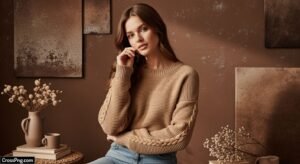 Brown aesthetic background image
