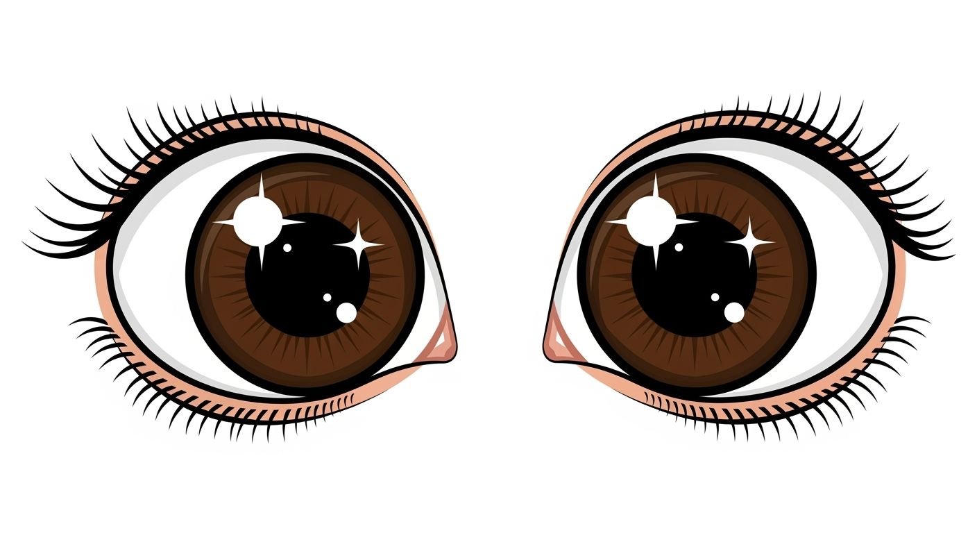 Brown eyes clipart no background image 2