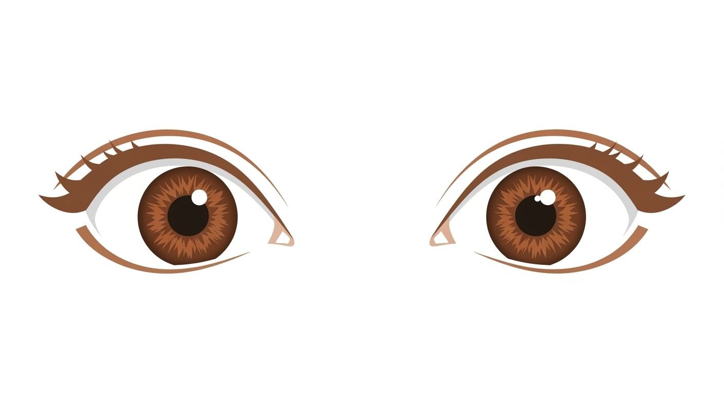 Brown eyes clipart no background image 4