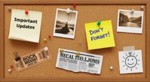 Bulletin board background image 4