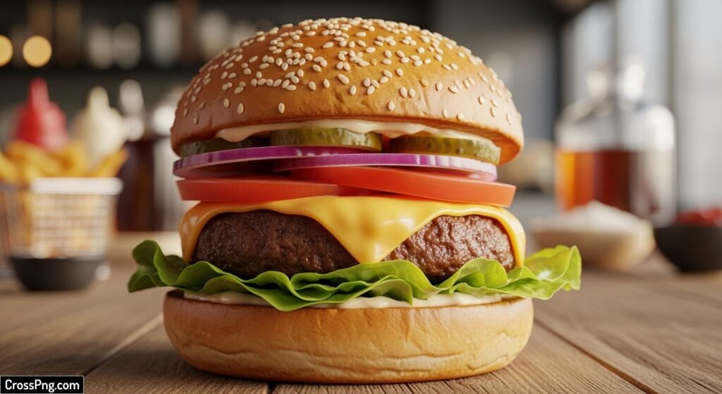 Burger background image