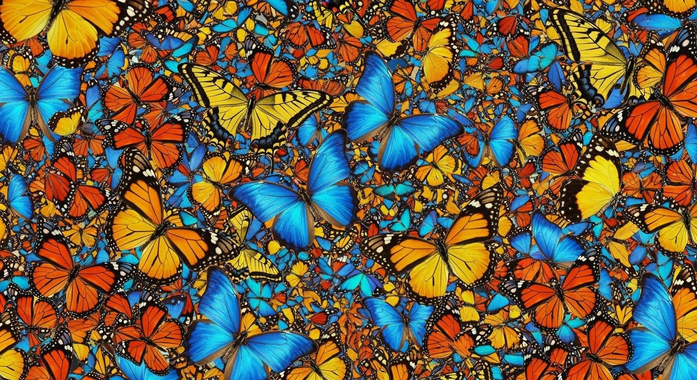 Butterflies background image 4