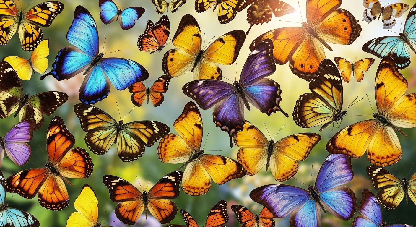 Butterfly background image 2