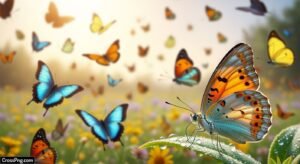 Butterfly background image 2