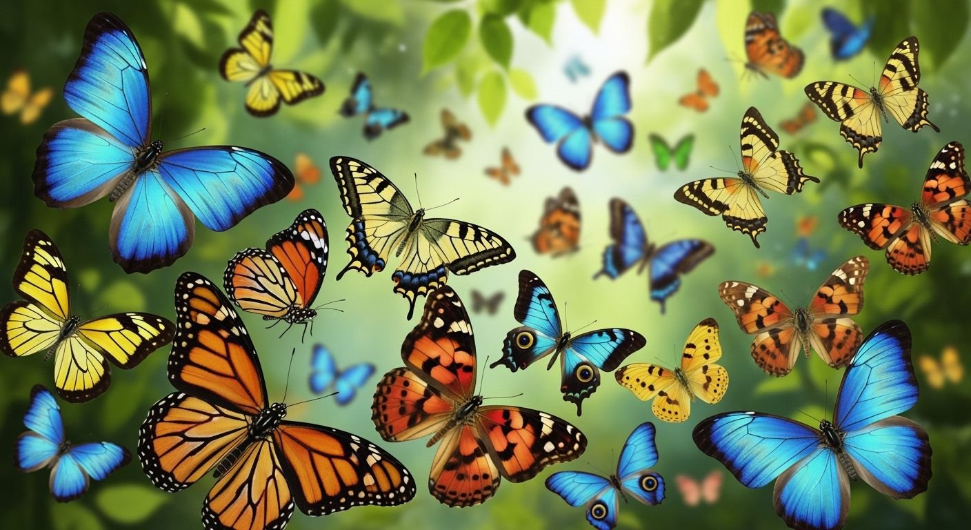 Butterfly background image 3