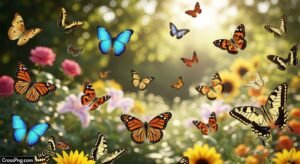 Butterfly background image 3