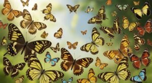 Butterfly background image 6