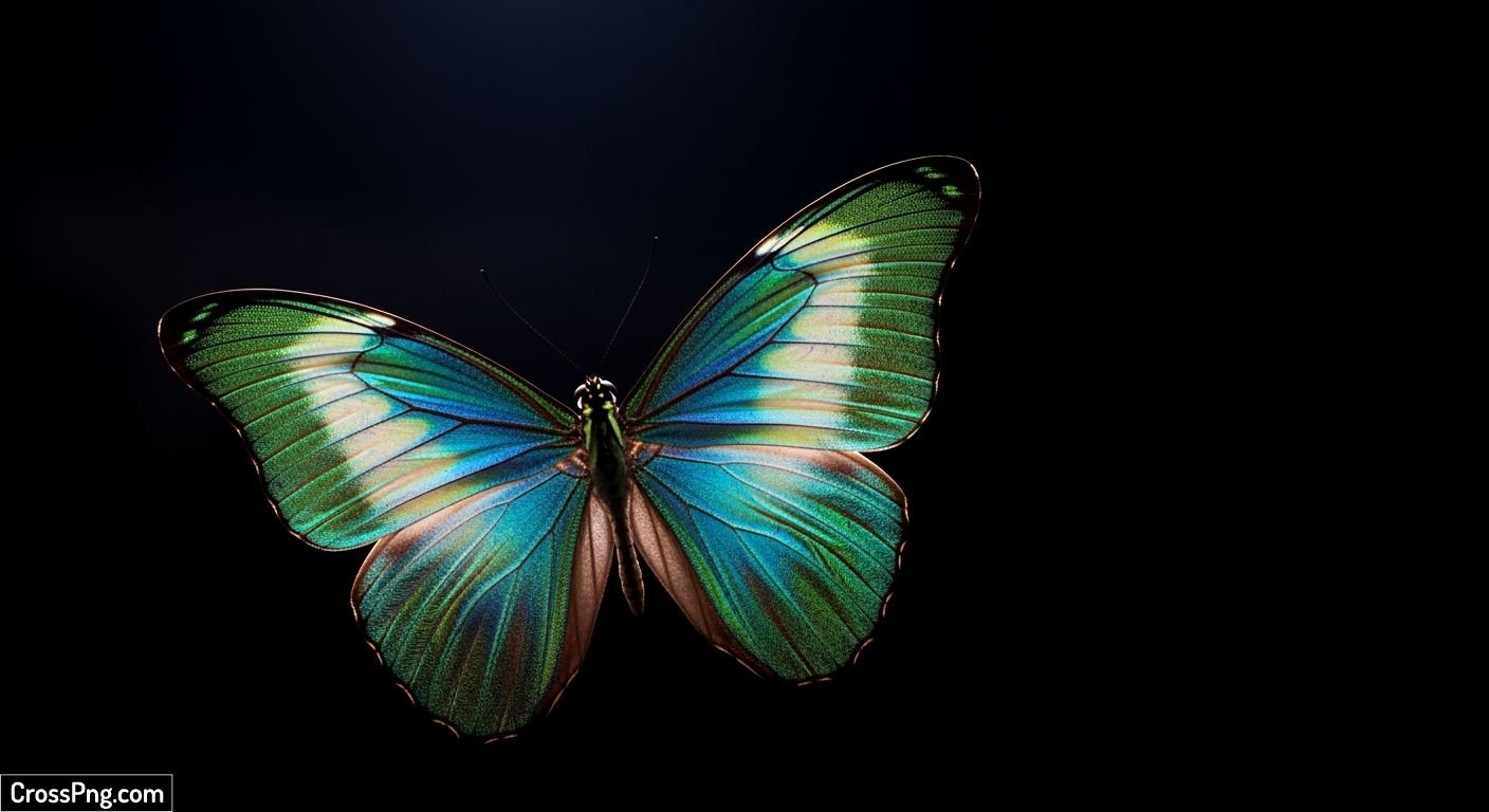 Butterfly black background image