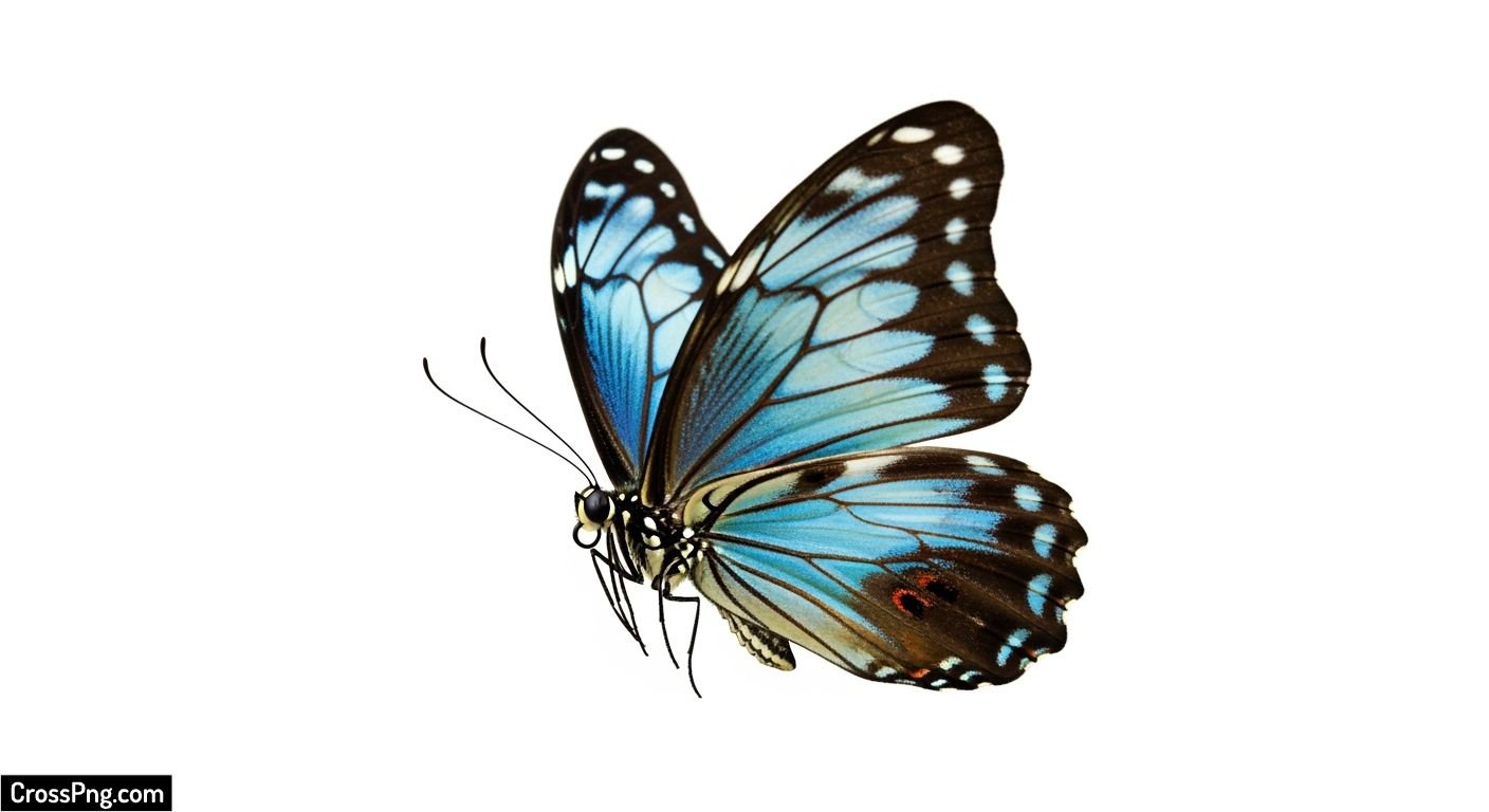 Butterfly white background image 2
