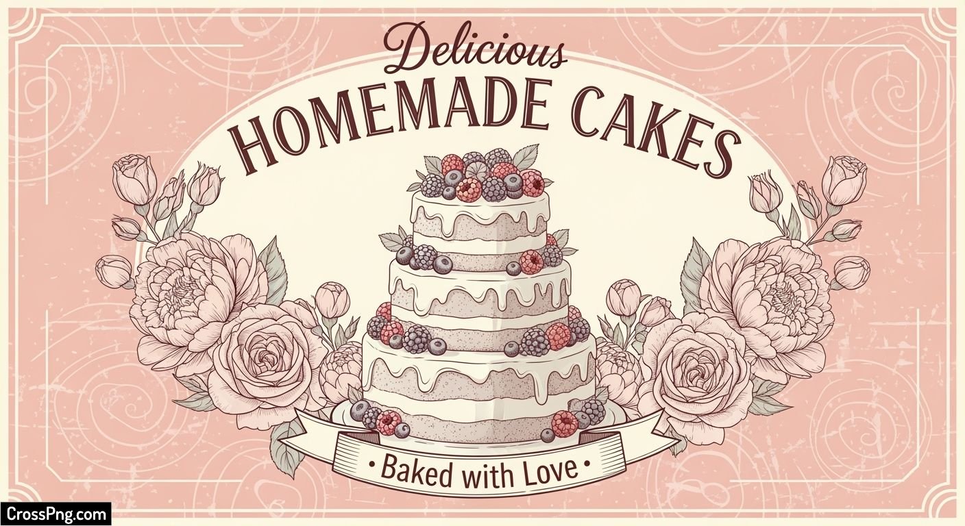 Cake poster background image 3