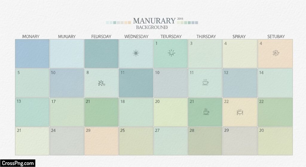 Calendar background design image 3
