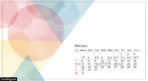Calendar background design image