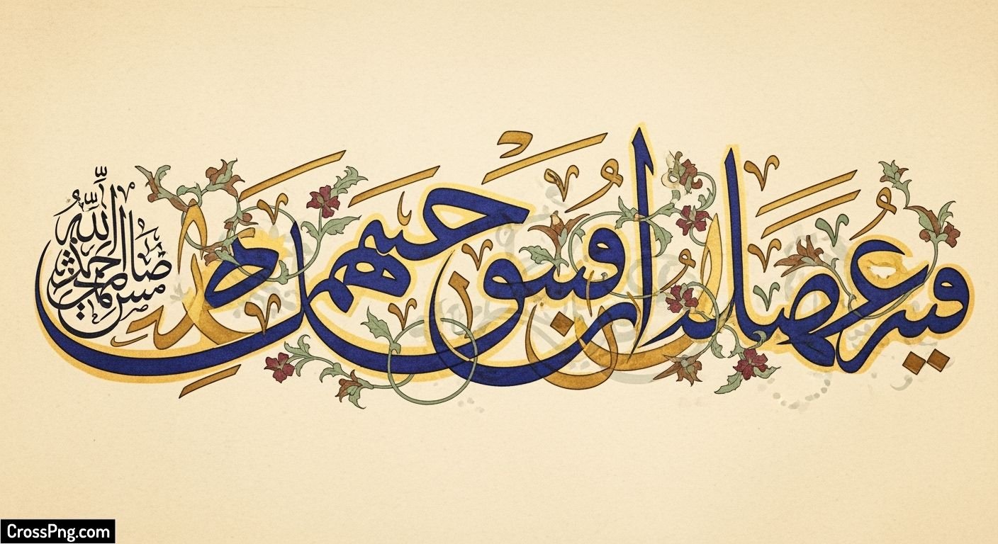 Calligraphy background design image
