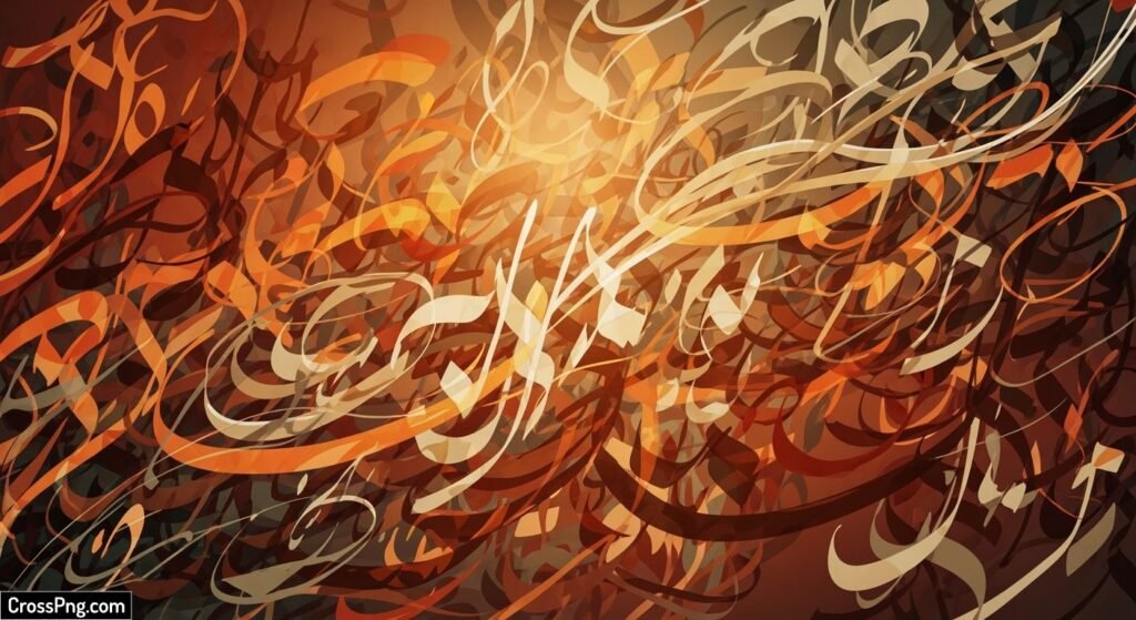 Calligraphy background design image 2