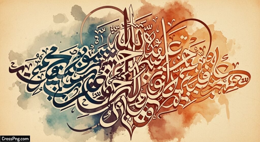Calligraphy background design image 3