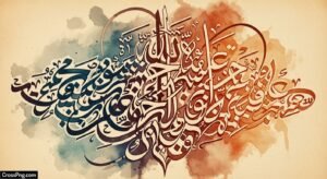 Calligraphy background design image 3