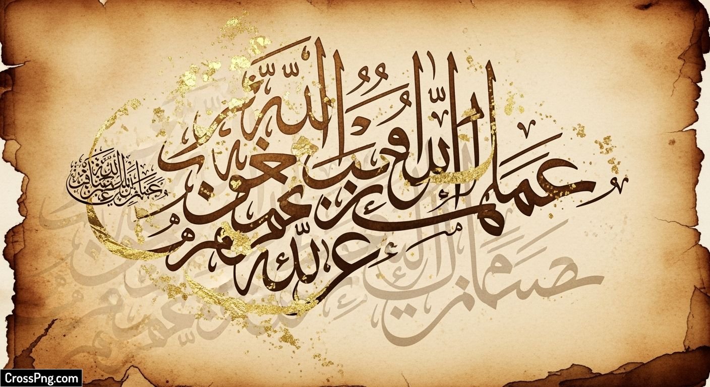 Calligraphy background image