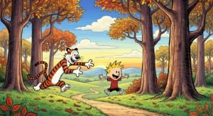 Calvin and hobbes background image 2