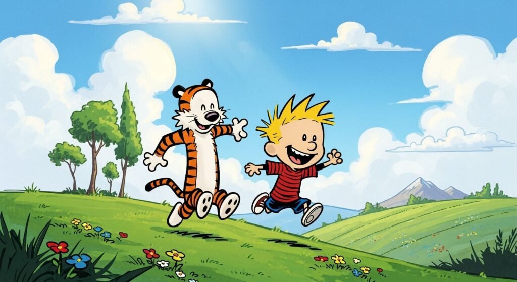 Calvin and hobbes background image 3
