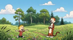 Calvin and hobbes background image 4