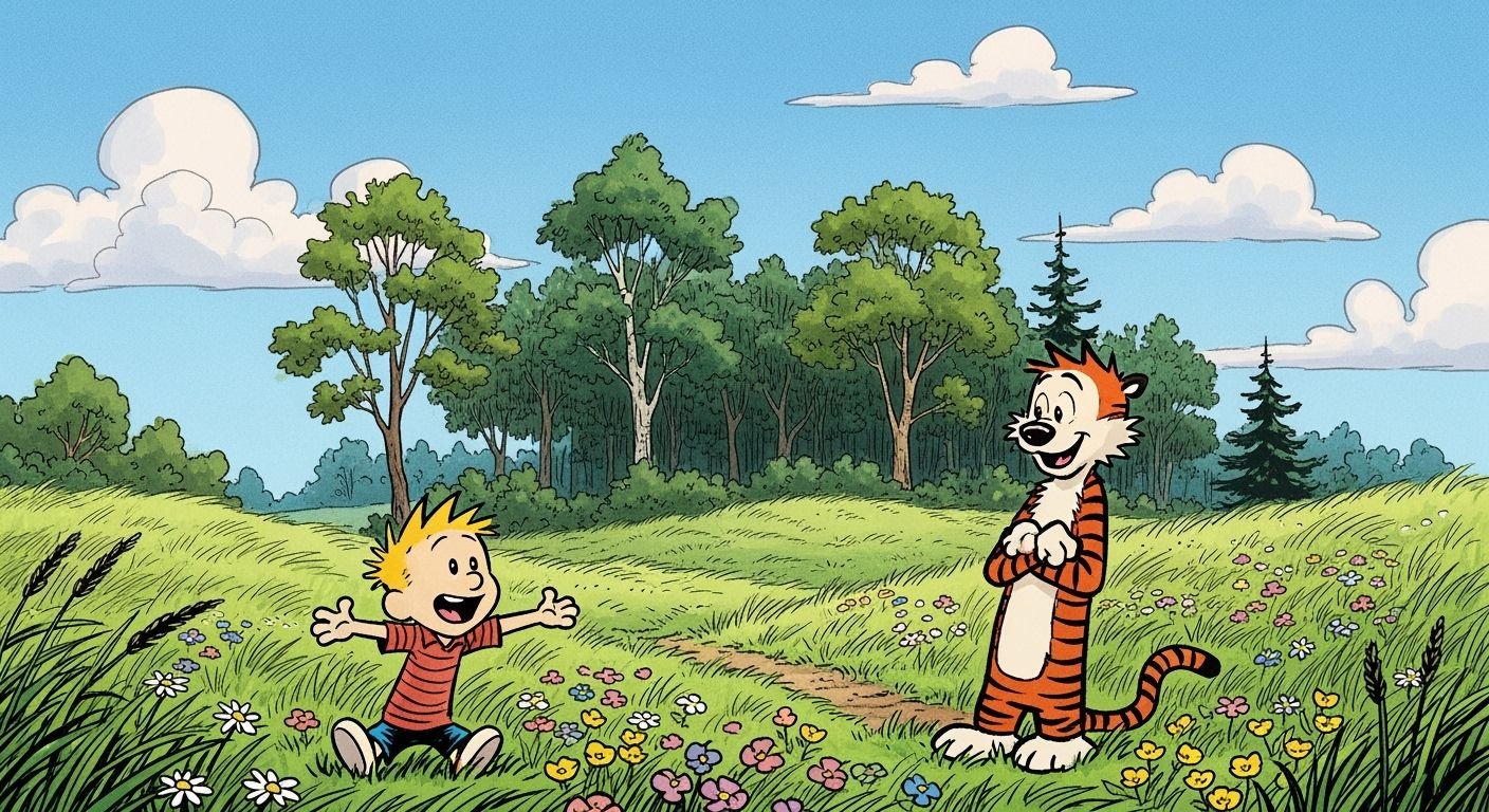 Calvin and hobbes background image 4